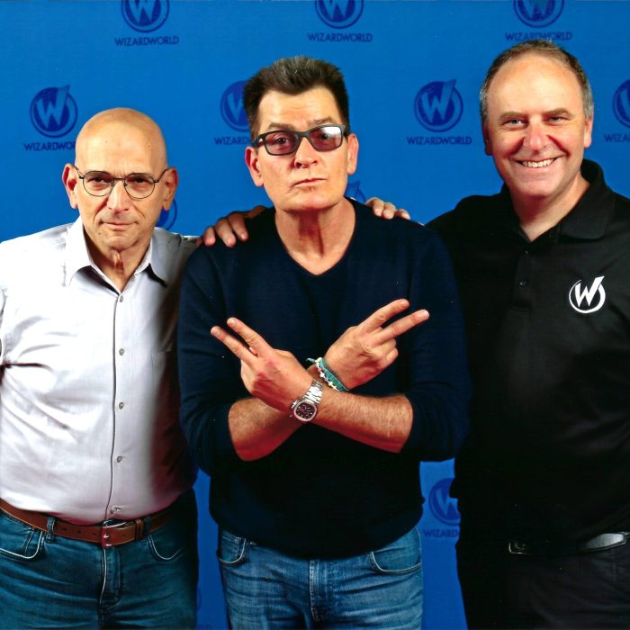 Barry, Charlie Sheen and Peter Katz.