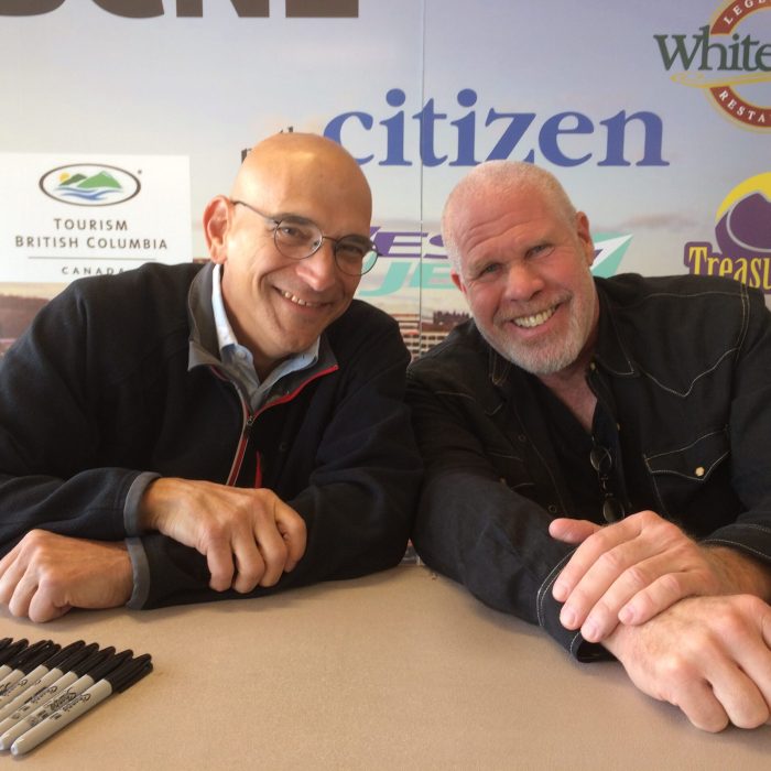 Ron Perlman and Barry.