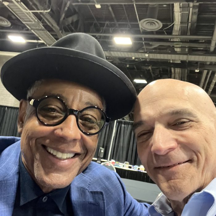 Giancarlo Esposito and Barry.