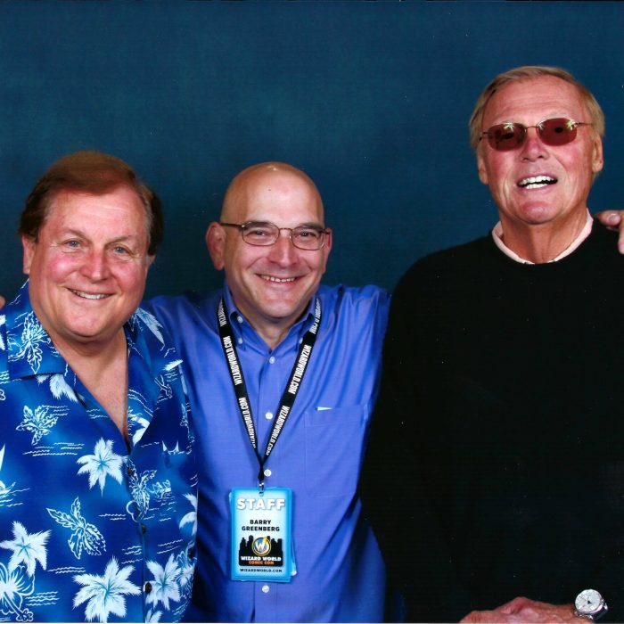 Burt Ward, Adam West and Barry